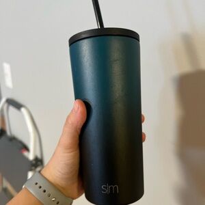 SLM Teal and Black Insulated Tumbler